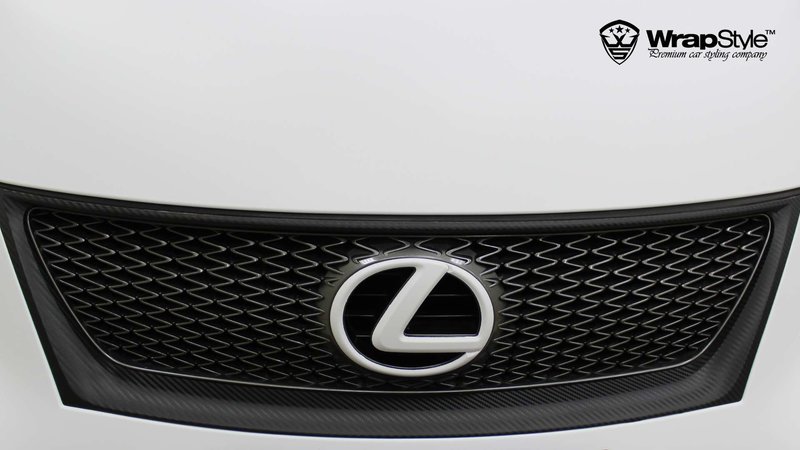 Lexus IS F - White Matt wrap - img 1 small