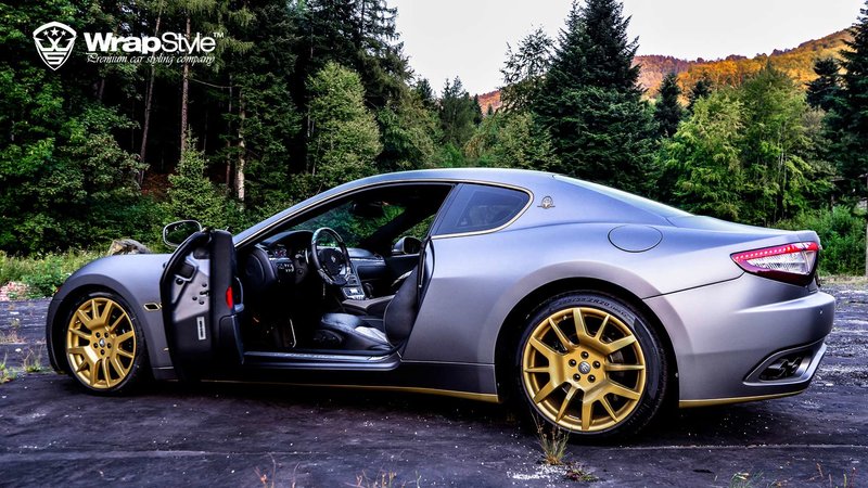 Maserati GranTurismo - Diamond Grey Matt wrap - img 5 small