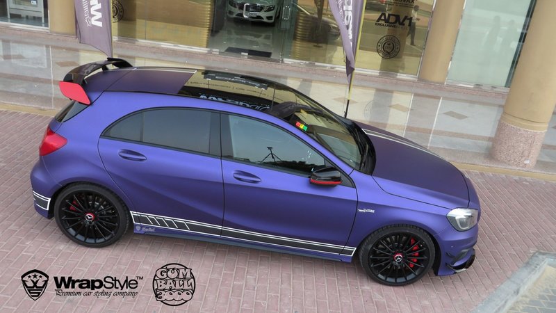 Mercedes A - Purple Matt wrap - img 1 small