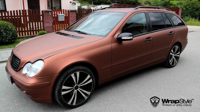 Mercedes C - Aztek Bronze Matt wrap - img 1 small