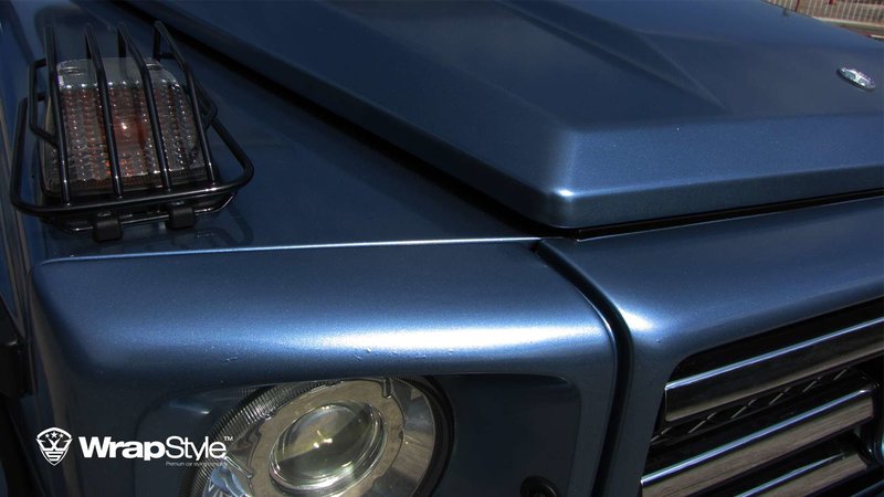 Mercedes G - Blue Metallic wrap - img 1 small