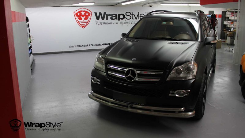 Mercedes GL  - Black Matt wrap - img 1 small
