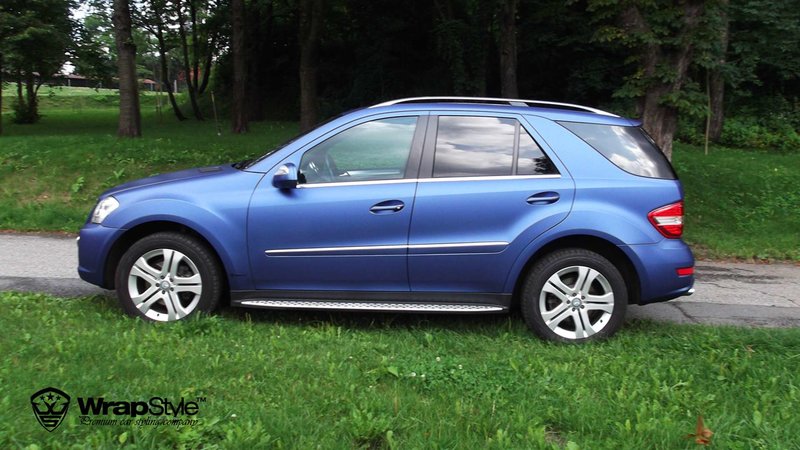 Mercedes ML - Blue Metallic Matt wrap - img 1 small