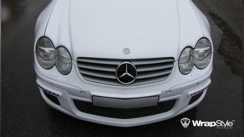 Mercedes SL - White Gloss wrap - img 1 small