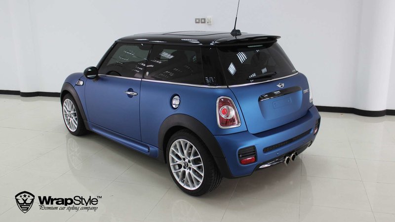 Mini Cooper - Ocean Blue wrap - img 1 small