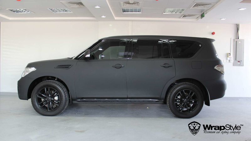 Nissan Patrol - Super Black Matt wrap - img 2 small