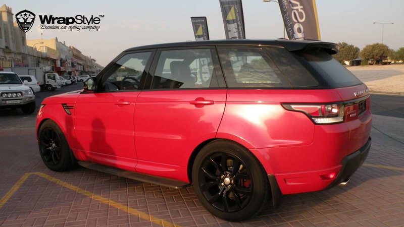 Renge Rover Sport - Red Gloss wrap - img 1 small