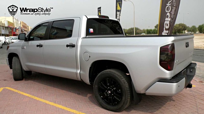 Toyota Tundra - Brushed Titanium wrap - img 1 small