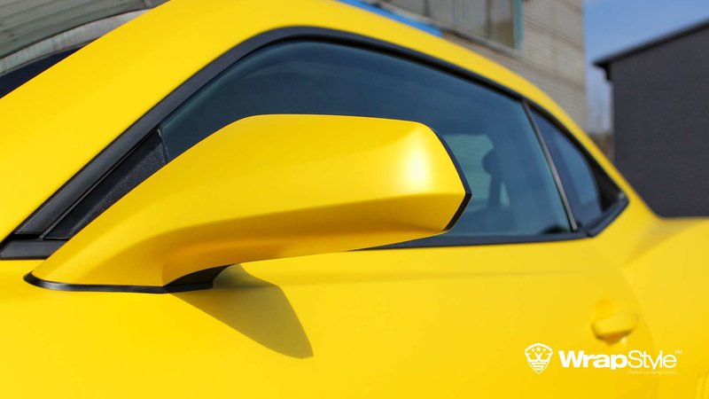 Chevrolet Camaro SS - Yellow Matt wrap - img 1 small