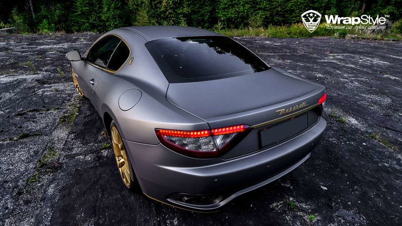 Maserati GranTurismo - Diamond Grey Matt wrap - img 4 small