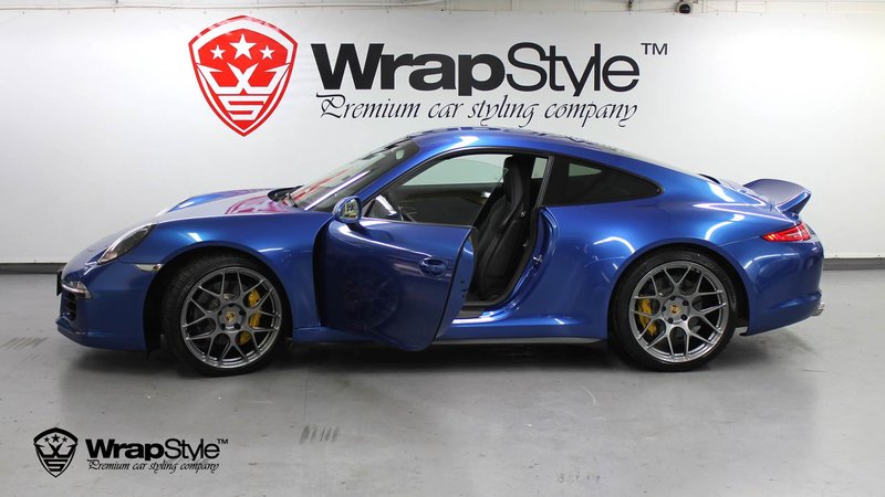 Porsche 911 - Daytona Blue wrap - img 1 small