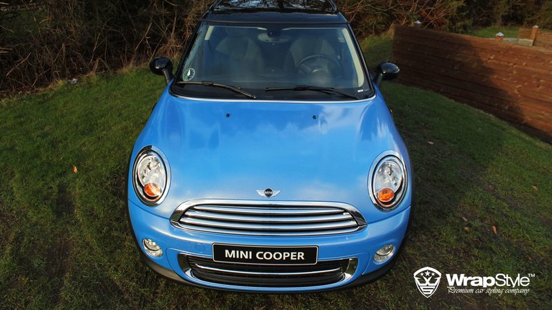 Mini Cooper - Poseidon Blue wrap - img 1 small