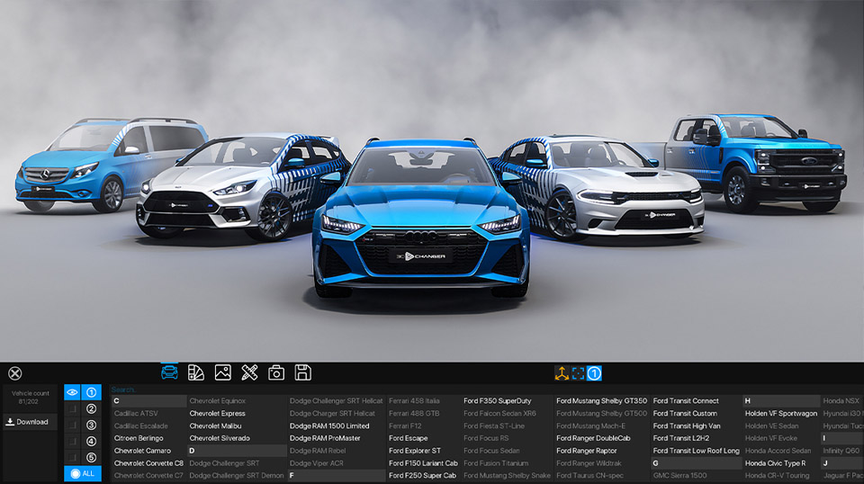 3DChanger app 2